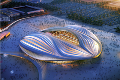 Thiết kế đặc biệt sân vận động hình mũ tại Qatar