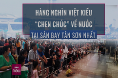 Sân bay Tân Sơn Nhất nhộn nhịp Việt kiều về quê đón Tết, ai cũng 