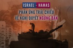 Israel phản đối, Hamas ủng hộ, Nghị quyết ngừng bắn ngay lập tức ở Gaza có thể thực thi?